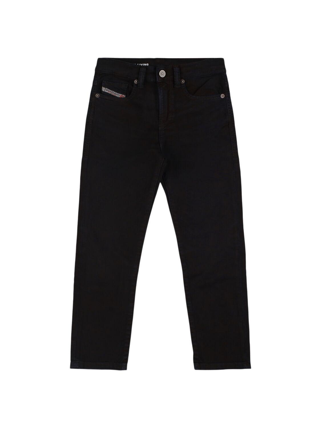 Stretch Cotton Jeans by DIESEL KIDS