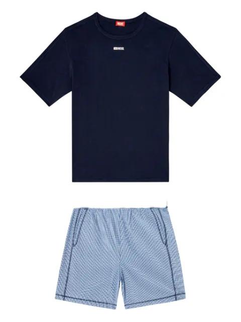 Kit-Raul-D-Core check-pattern pajama set by DIESEL