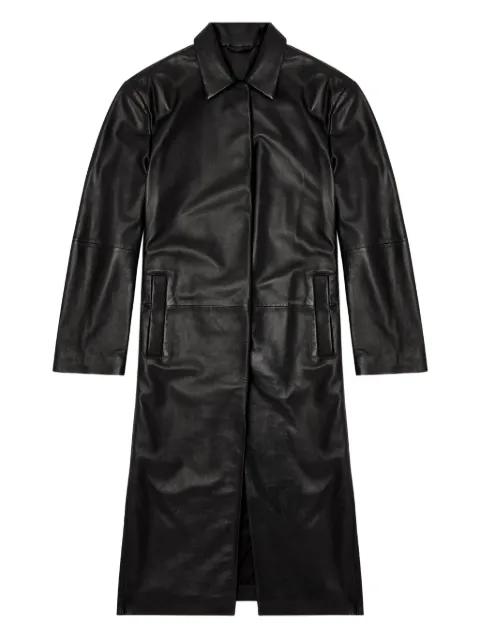 L-Ancelot leather coat by DIESEL