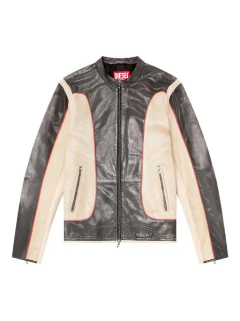 L-Evert leather biker jacket by DIESEL