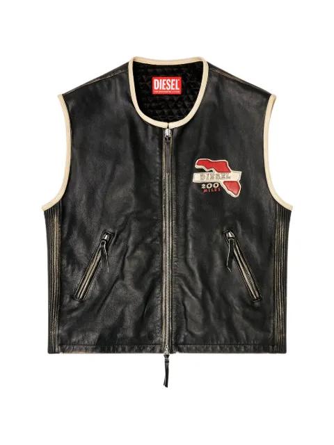 L-Flying-20th zip-up gilet by DIESEL