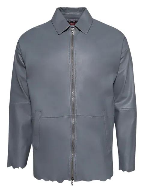 L-Mart-B zip-front leather jacket by DIESEL