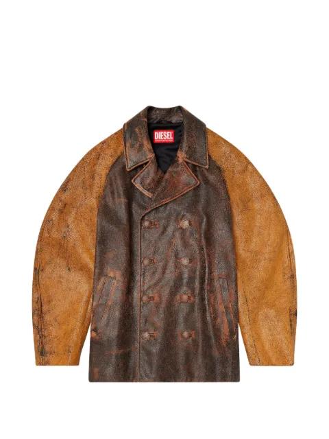 L-Nahun leather jacket by DIESEL