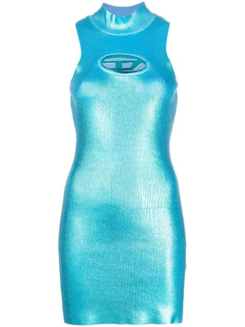 M-Arcey logo-plaque mini dress by DIESEL