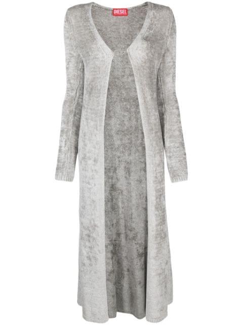 M-Carol logo-plaque cardigan by DIESEL