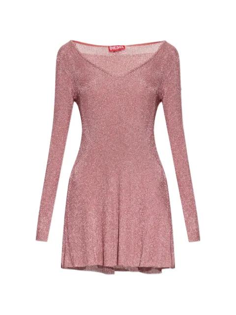 M-Dalila V-neck long-sleeved mini dress by DIESEL