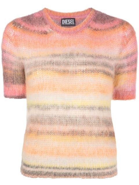 M-Icaela short-sleeve knitted jumper by DIESEL