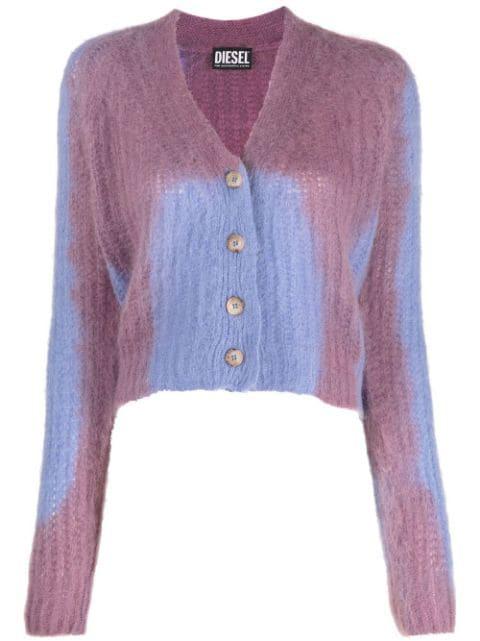 M-Ilady two-toned cardigan by DIESEL