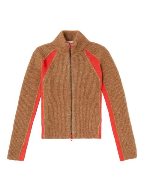 M-Louise zip-front cardigan by DIESEL
