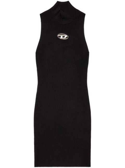 M-Onervax mock-neck dress by DIESEL