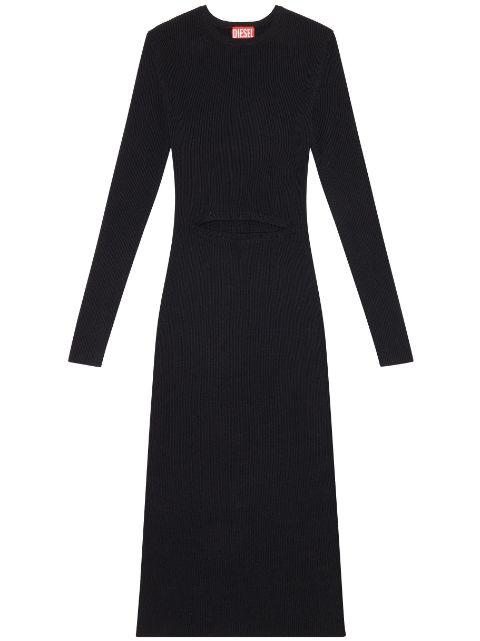M-Pelagos cut-out detail midi dress by DIESEL