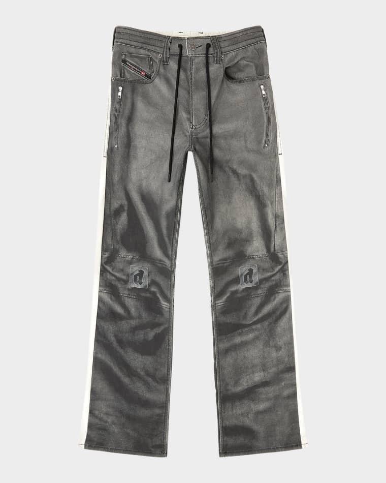 Men's D-2080 d-reel Drawstring Straight-Leg Pants by DIESEL