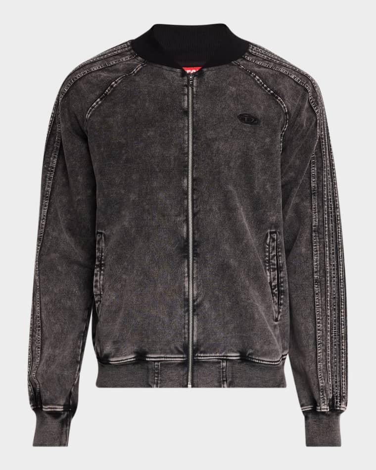 Men's Ss-S-Alt Sweat-S Full-Zip Sweatshirt by DIESEL