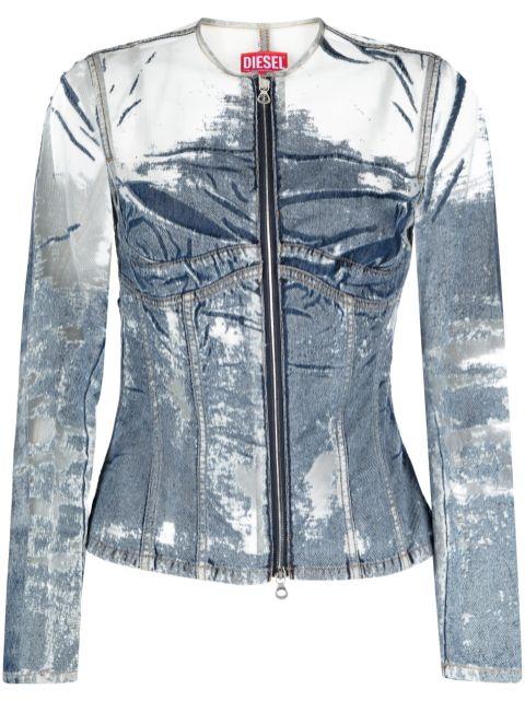 Milly denim fitted jacket by DIESEL