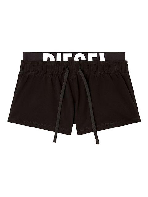 Miranda-D-Pop waistband-logo shorts by DIESEL