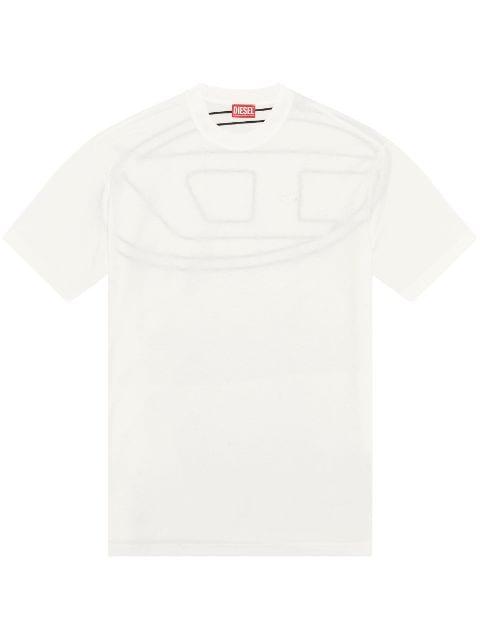 Oval D embroidery t-shirt by DIESEL