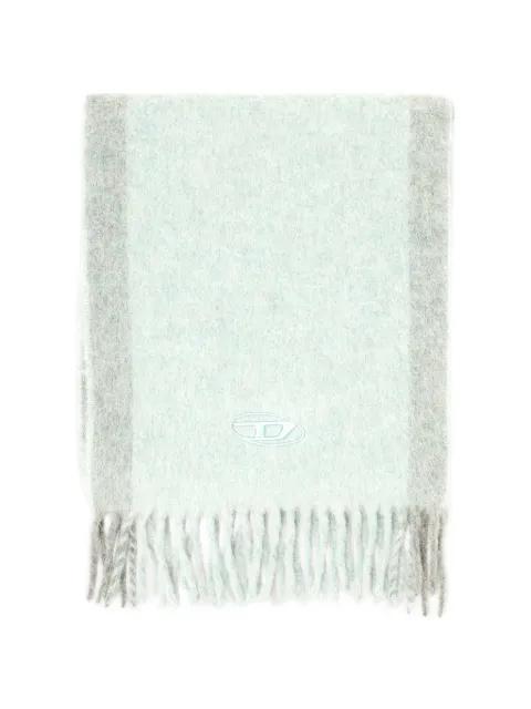 Oval D fringed scarf by DIESEL