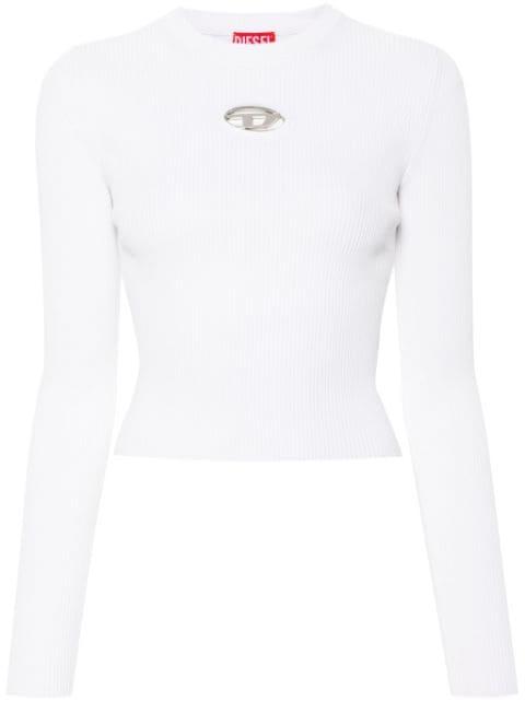 Oval D-plaque fine-ribbed top by DIESEL