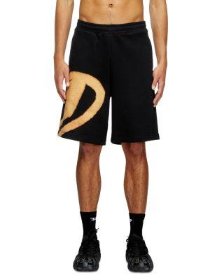 P-Crow-Bleach Cotton TK" Shorts by DIESEL