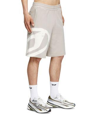 P-Crow-Bleach Cotton TK" Shorts by DIESEL
