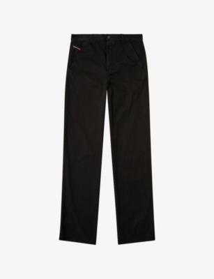 P-Hant-Chino Straight-Leg Cotton-Twill Trousers by DIESEL