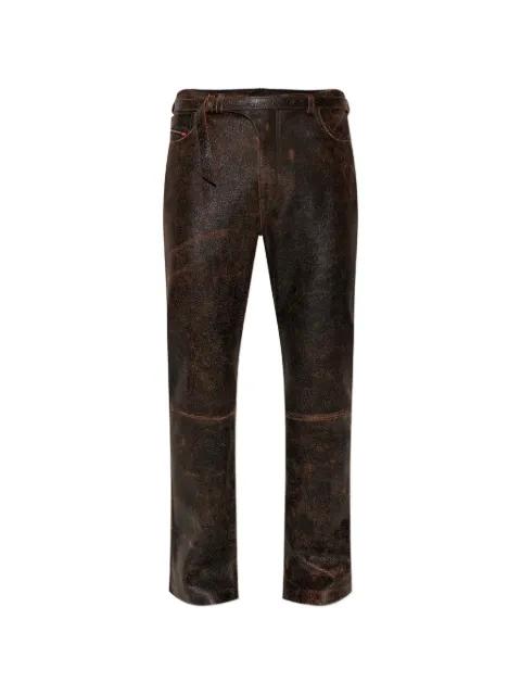 P-Nuri leather trousers by DIESEL