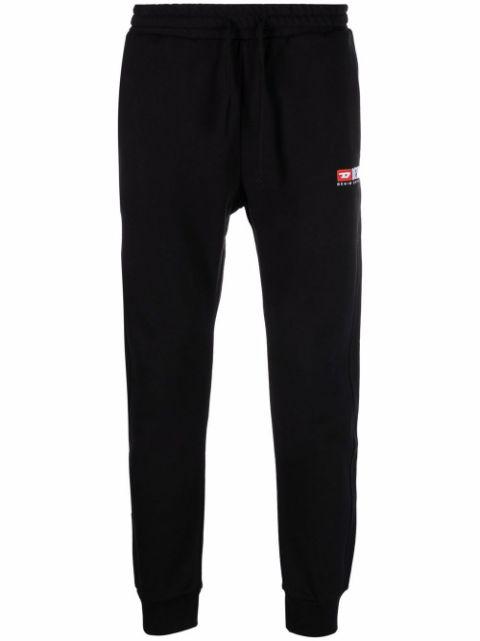 P-Tary-Div logo-embroidered track pants by DIESEL
