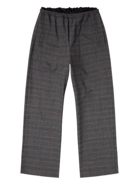 P-Tilson elasticated-waist checked trousers by DIESEL