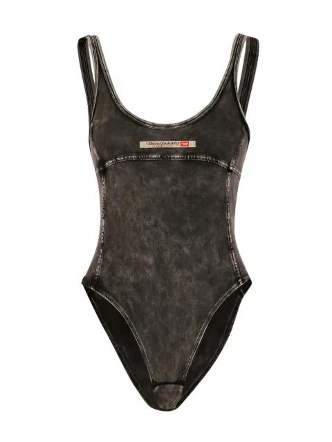 Phoebe-Dnm logo-appliqué bodysuit by DIESEL