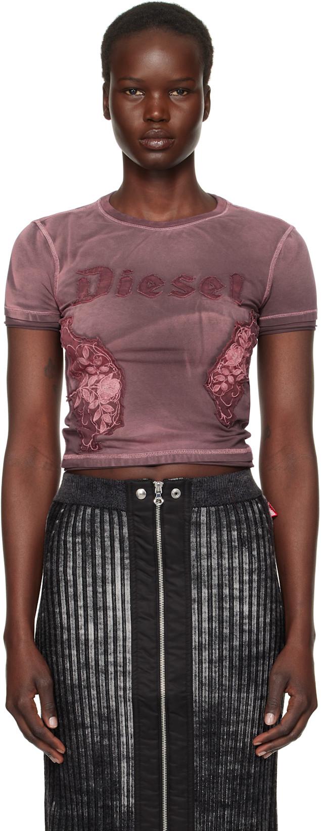 Purple T-Uncut T-shirt by DIESEL