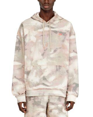 Relaxed Fit Camo Drawstring Hoodie by DIESEL