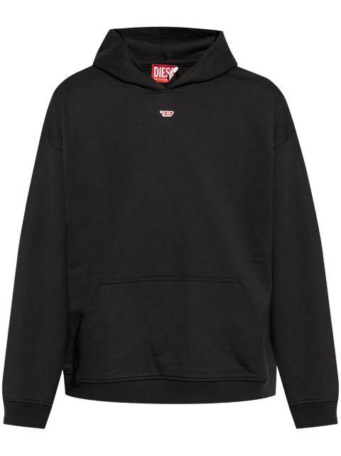 S-Boxt-Hood-D cotton hoodie by DIESEL