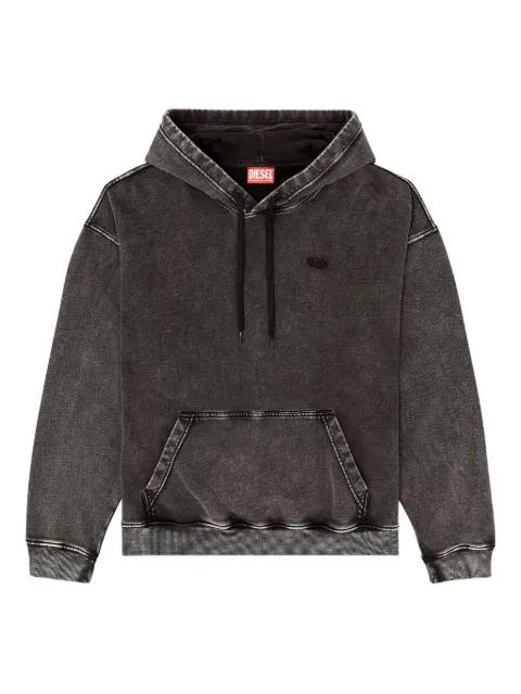 S-Boxt-Hood-Den cotton sweater by DIESEL
