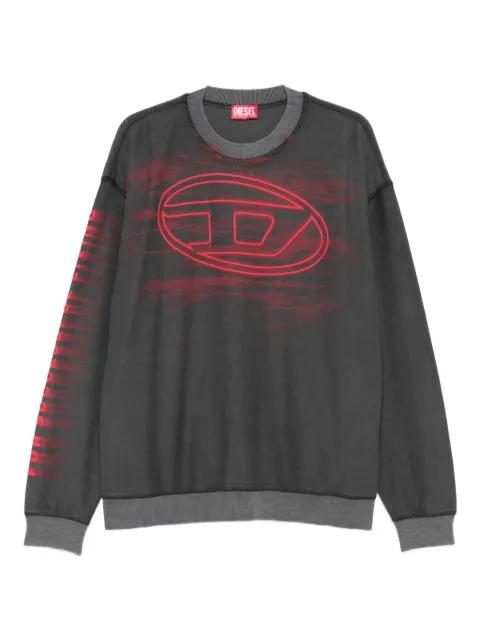 S-Boxt-T1 logo-print sweatshirt by DIESEL