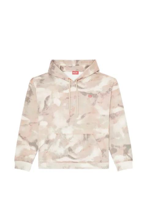 S-Boxt abstract-pattern hoodie by DIESEL