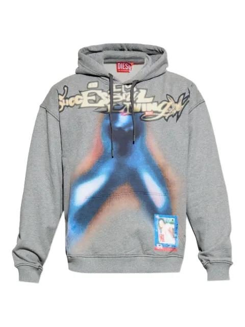 S-Boxt graphic hoodie by DIESEL