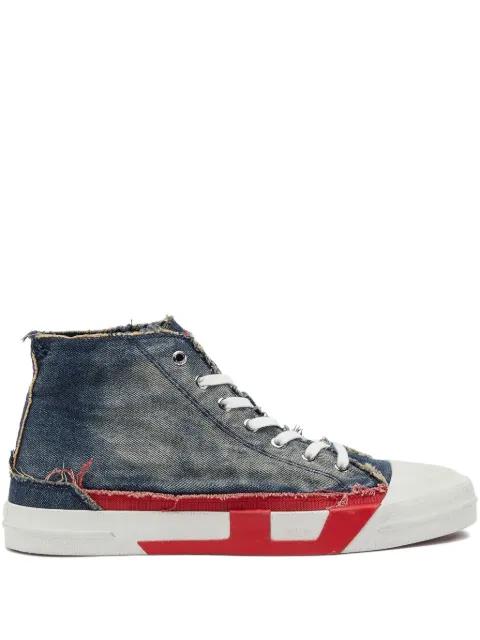 S-D-Verse Mid II frayed sneakers by DIESEL