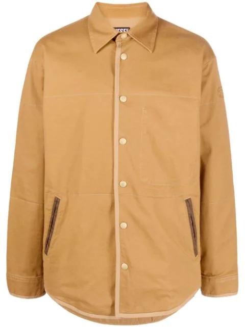 S-Doves twill shirt jacket by DIESEL