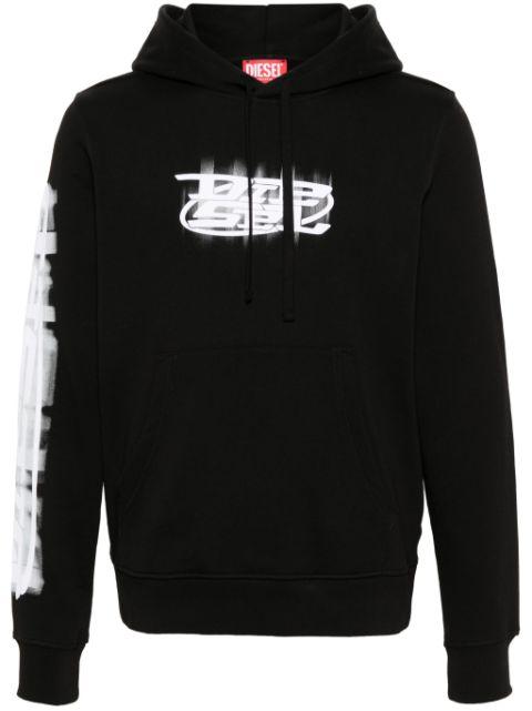 S-Ginn-Hood-N cotton hoodie by DIESEL