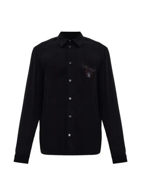 S-Holger logo buttoned shirt by DIESEL