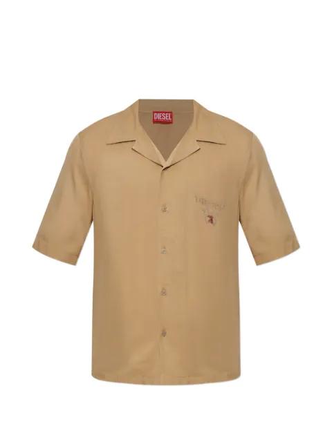 S-Ketlir embroidered short-sleeve shirt by DIESEL