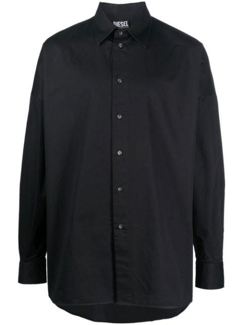 S-Limo logo-embroidered shirt by DIESEL
