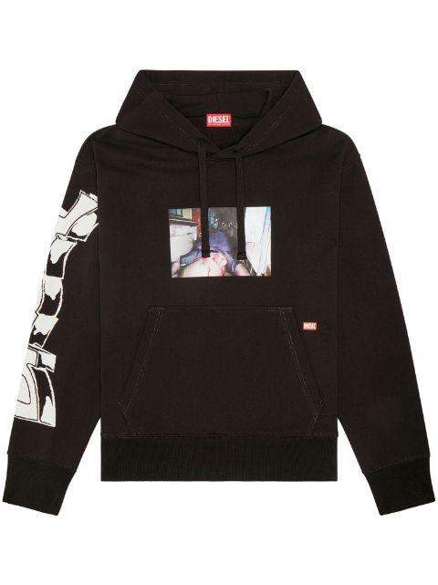 S-Macs-L3 cotton hoodie by DIESEL