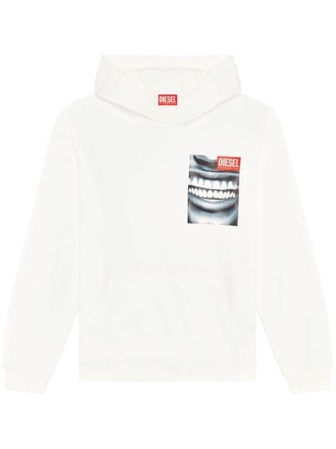 S-Macs-Poff-L1 cotton hoodie by DIESEL
