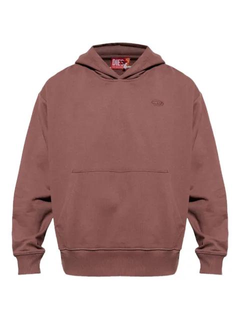 S-Macs logo-graphic hoodie by DIESEL