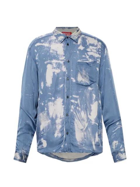 S-Ramon-Plain pocket plain shirt by DIESEL