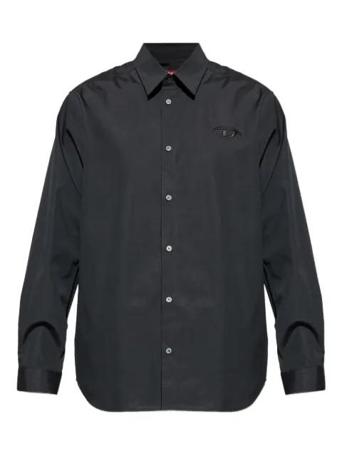 S-Simply-Gsbh logo-embroidered shirt by DIESEL