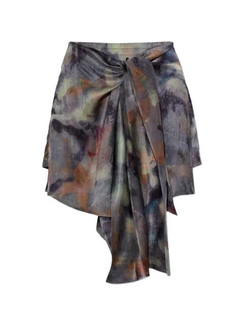 S-Talia tie-detail shorts by DIESEL