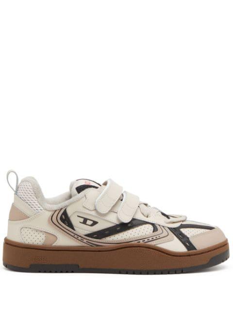 S-Ukiyo panelled leather sneakers by DIESEL