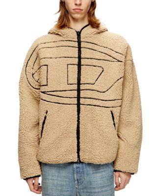 S-Zat Teddy Fleece Hooded Sweatshirt by DIESEL